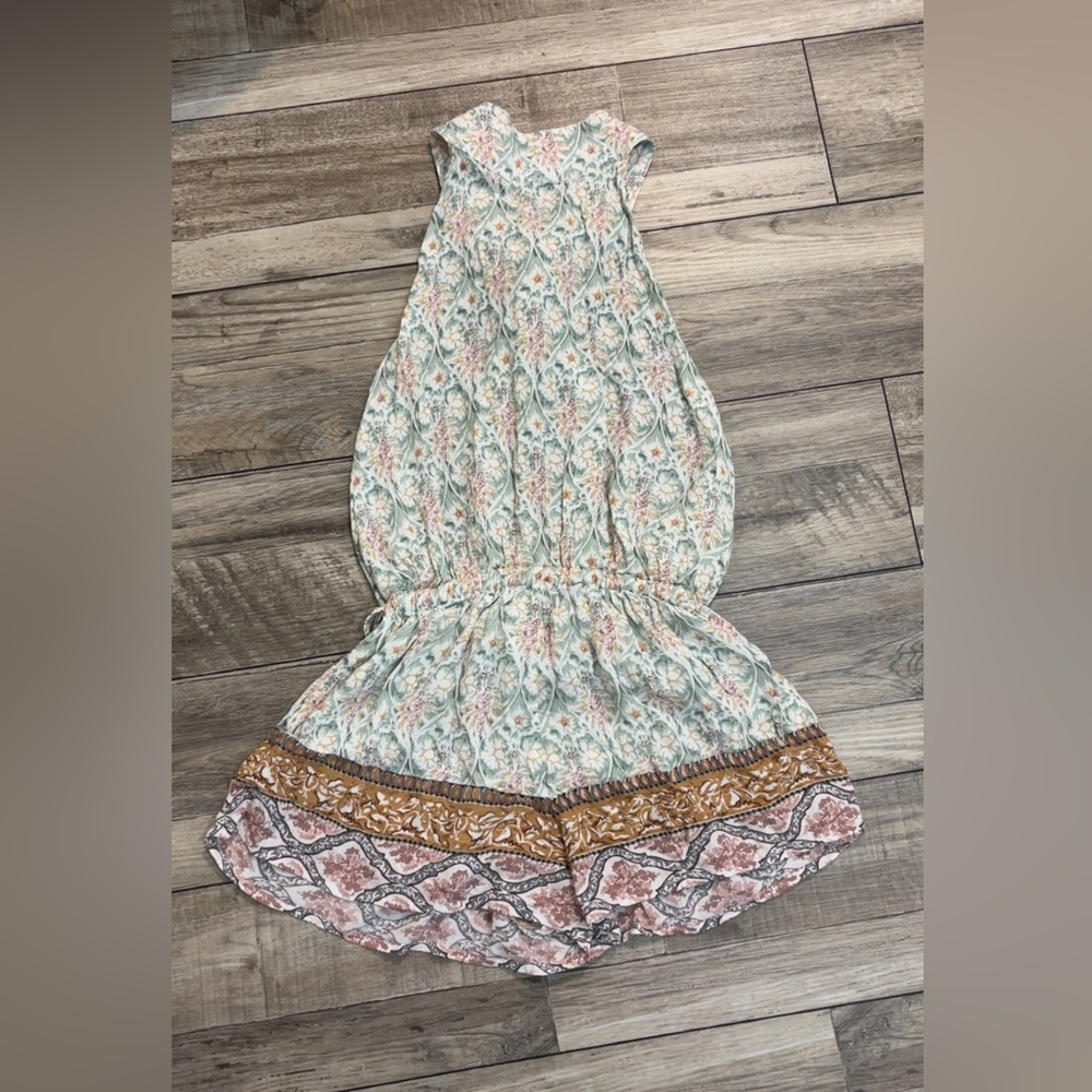 Faithfull the Brand Multicolor Floral Backless Bohemian Romper size M